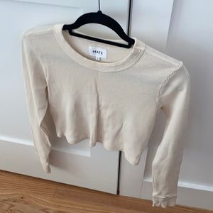 MATE the Label Crop Top Thermal